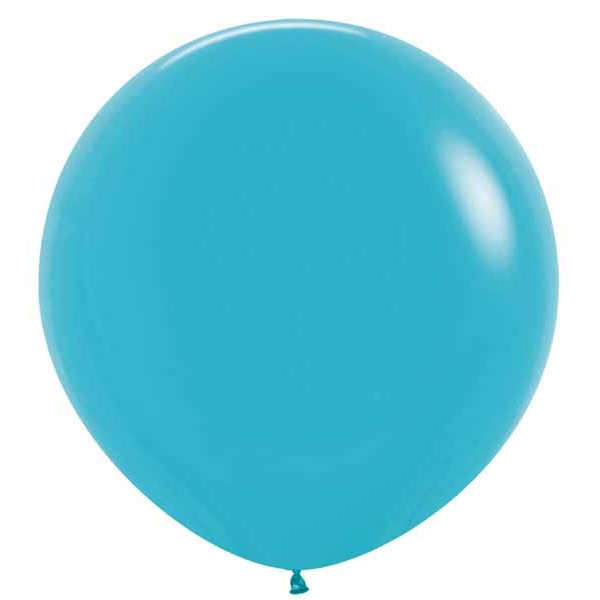 Sempertex Caribbean Blue 36-Inch Latex Balloons, 2 Pack