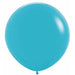 Sempertex Caribbean Blue 36-Inch Latex Balloons, 2 Pack