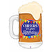 Cheers Birthday Beer 34" Shaped Foil Balloon