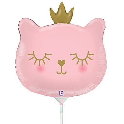 Cat Princess 14-Inch Mini Shape Foil Balloon