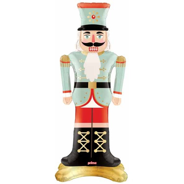 Prima 48-Inch Standing Nutcracker Foil Balloon