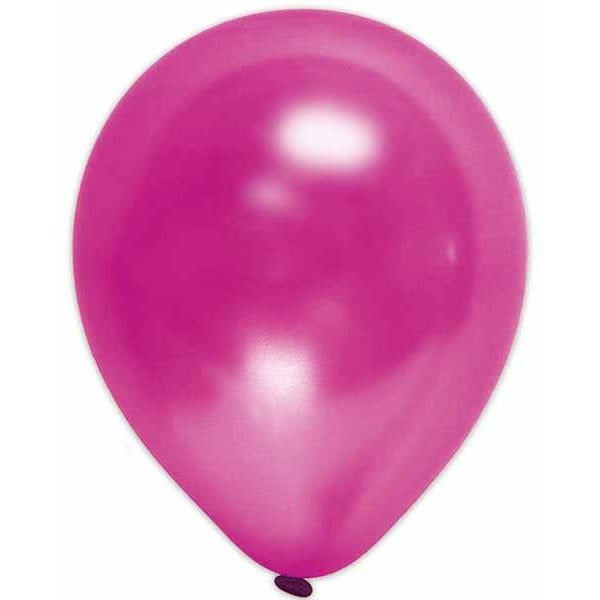 Trico Pearl Fuchsia 12-Inch Latex Balloons, 10 Pack