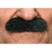 MOUSTACHE BLACK GREY 8CM X 2.5 CM