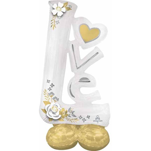 LOVE Wedding AirLoonz Foil Balloon, 58 Inch