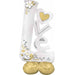 LOVE Wedding AirLoonz Foil Balloon, 58 Inch