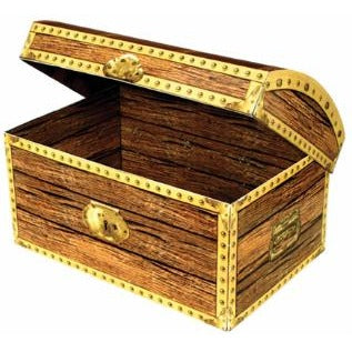 Pirate Treasure Chest Boxes, 8 x 5.5 Inches