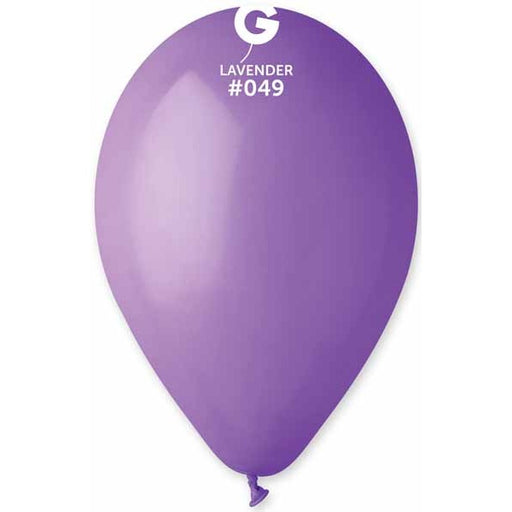 Gemar 12-Inch Lavender #049 Latex Balloons, 50 Count