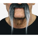 Black and Grey Self-Adhesive Costume Moustache
