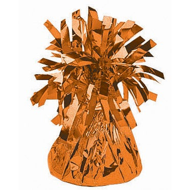 Orange Foil Fringe Balloon Weight