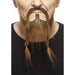 Medium Brown Costume Moustache and Beard