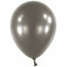 Anagram Pearl Jet Black 5-Inch Latex Balloons, 100 Count