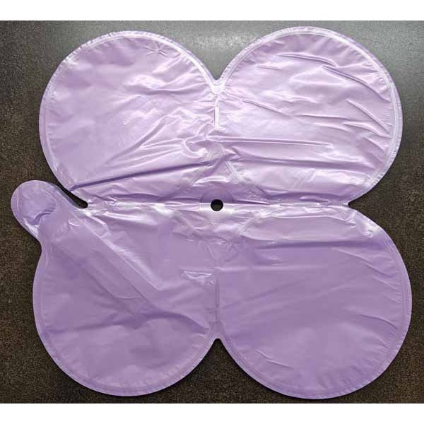 8-Inch Chrome Lavender Quad Foil Balloon