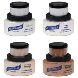 Graftobian Clown White Face Powder, 0.7 oz