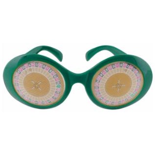 Roulette Wheel Fanci-Frames Party Glasses