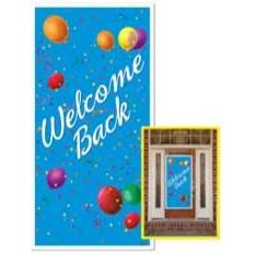 Welcome Back Door Cover, 1 Pack