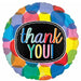 Bubbly Thank You 18-Inch Round Foil Balloon