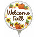 Welcome Fall 9-Inch Round Foil Balloon