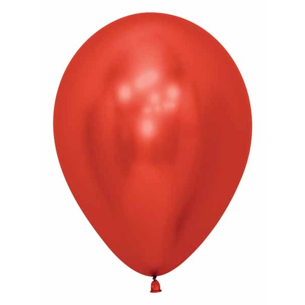 Sempertex 11-Inch Reflex Crystal Red Latex Balloons, 50 Count