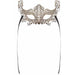 Black & Gold Lace Mask, 1 Count