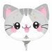 Kawaii Kitty Mini Shape Foil Balloon