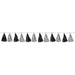 Metallic Black and Silver Tassel Garland, 8 ft