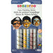 Snazaroo Boys Face Painting Sticks, Set of 6