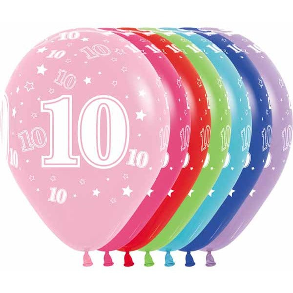 NUMBER "10" ASST 11" SEMPERTEX 50/BG