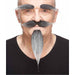 Black and Grey Devil Beard Costume Set