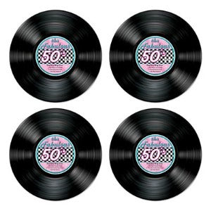 RECORD CUTOUTS 4/PKG