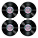 RECORD CUTOUTS 4/PKG