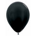 Sempertex 5-Inch Metallic Black Latex Balloons, 50 Count