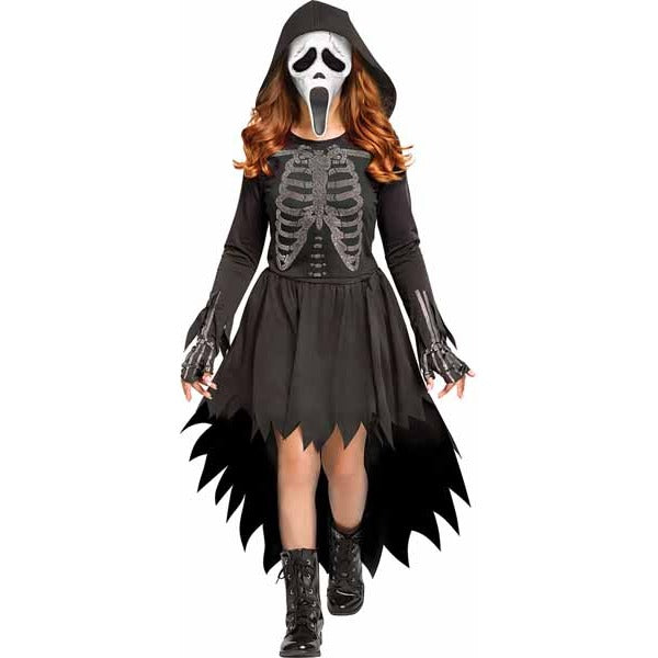 Skele-Stone Ghost Face Child Costume, Medium (8/10)