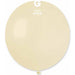 Gemar 19" Ivory Latex Balloons #059, 25 Count