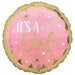 Pink It's a Girl Jumbo Foil Balloon, 28 Inch