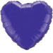 18" Quartz Purple Heart Foil Balloon