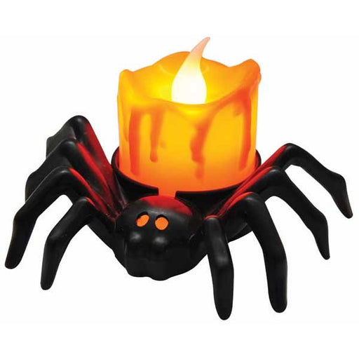 Light-Up Spider Votive Halloween Decoration