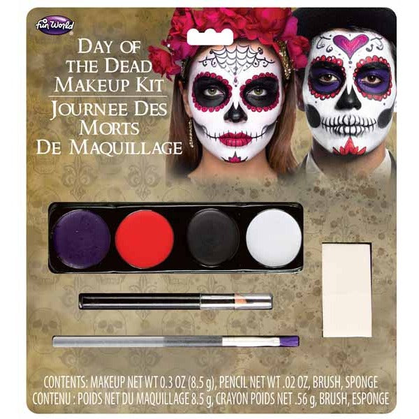 DAY OF THE DEAD MAKE UP KIT GHOST SKULL