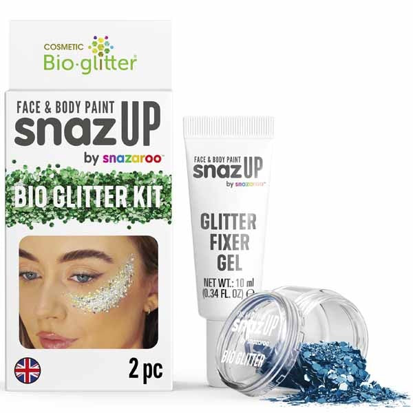 Snazaroo Bio Glitter Kit in Ocean Blue