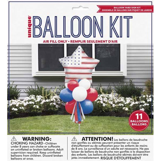 USA Balloon Yard Sign Kit