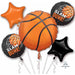 Nothin' But Net Basketball Foil Balloon Bouquet