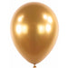 11-Inch Satin Luxe Gold Sateen Latex Balloons, 100-Count