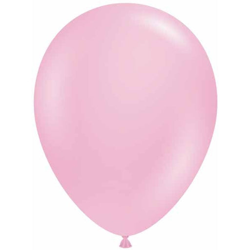 TUFTEX 17-Inch Standard Pink Latex Balloons, 50 Count