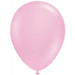 TUFTEX 17-Inch Standard Pink Latex Balloons, 50 Count