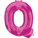Pink Letter Q Balloon, 32 Inch