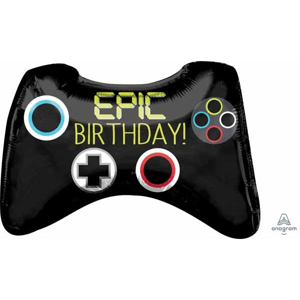 28-Inch Epic Party Game Controller Foil Balloon