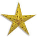 Gold Dimensional Foil Star Decoration, 24 Inch