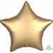 19" SatinLuxe Gold Sateen Star Foil Balloon