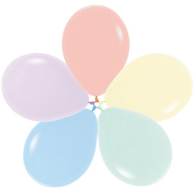 Sempertex 11" Pastel Matte Watermelon Latex Balloons, 50 Count