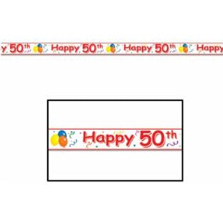 Happy 50th Birthday Party Tape