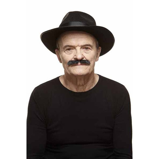 Black Costume Moustache, 11.5 x 2 cm